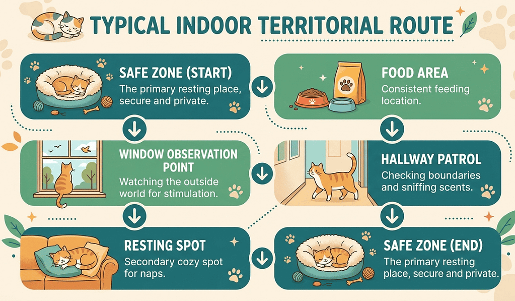 cat territorial route
