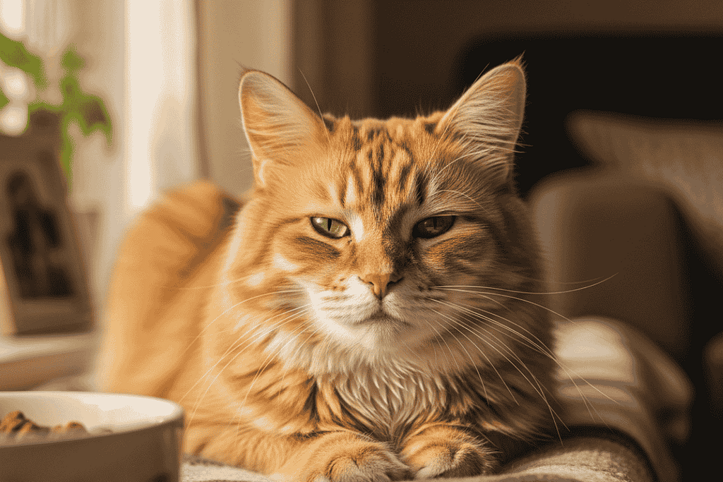 Senior cat rescue stories: the rescue of Golden Whiskes