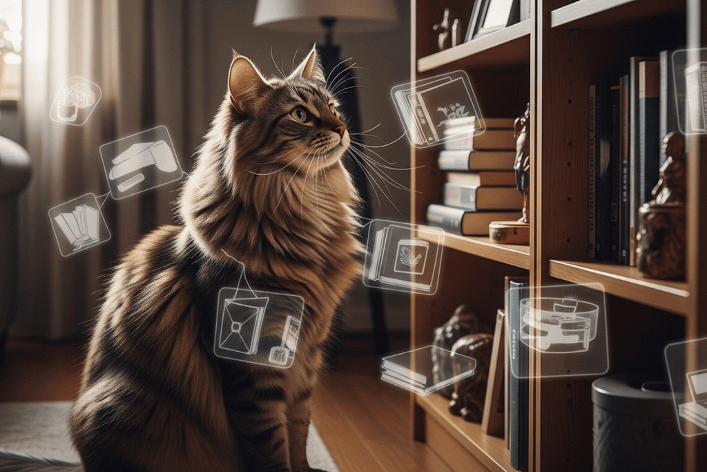 A norwegian forest cat showing why Cats React to Changes in Their Environment Before Accepting Them