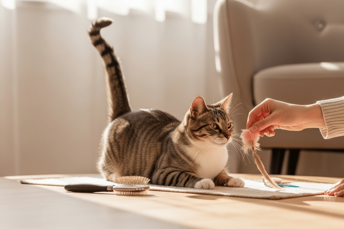 Cat Interaction Method: How To Pet, Play & Groom Without Stress