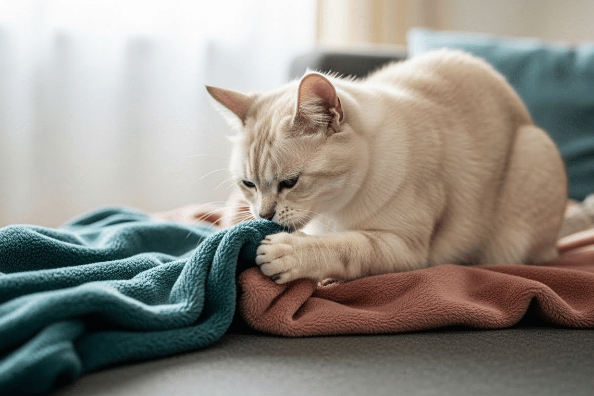 Image showcasing Kneading In Senior Cats: Why Older Cats Knead & How To Help